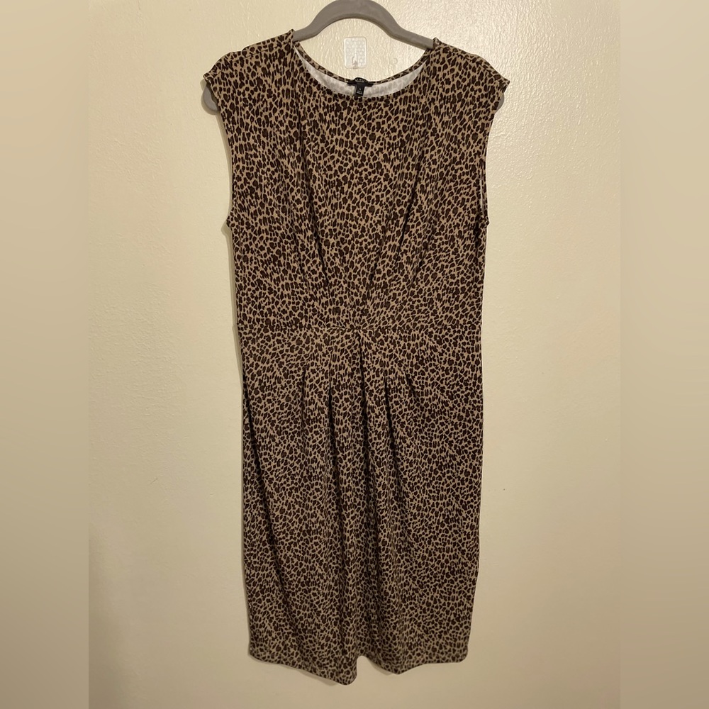 Talbots animal print dress